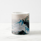 Mountain Stream, Hokusai Kaffeetasse (Mittel)