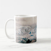 Mountain Stream, Hokusai Kaffeetasse (Links)