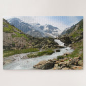 Mountain Stream Landschaftlich Landschaft Jigsaw P Puzzle (Horizontal)