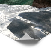 Mountain Stream Night Songs Poster (Ecke)