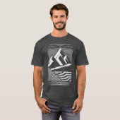 Mountain Stripes Outdoor T-Shirt (Vorne ganz)