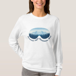 Mountain Style, Abenteuerlust – Ski Brille  T-Shirt