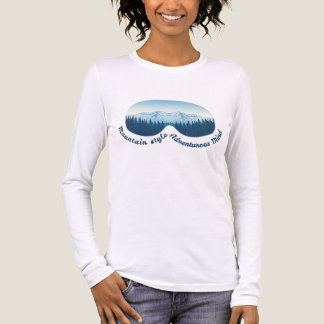 Mountain Style, Abenteuerlust – Ski Brille Tri-Blend Shirt
