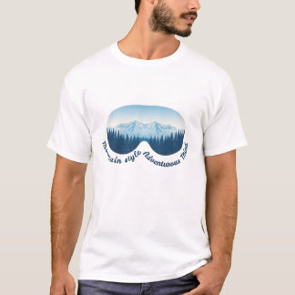 Mountain Style, Abenteuerlust: Ski Goggle T-Shirt