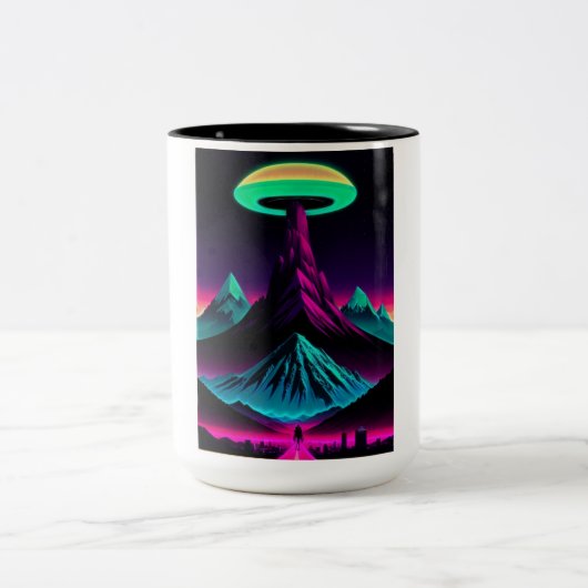 Mountain Sucker Zweifarbige Tasse (Mittel)