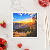 Mountain Sunrise Foto Serviette (Beispiel)