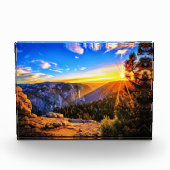 Mountain Sunrise Fotoblock (Vorderseite)