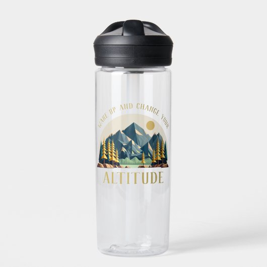 Mountain Sunrise Hiker Trinkflasche (Vorderseite)