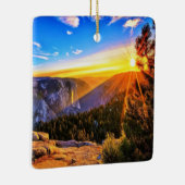 Mountain Sunrise Keramikornament (Rechts)
