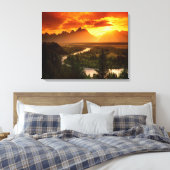 Mountain Sunrise Leinwanddruck (Insitu (Schlafzimmer))