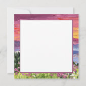 Mountain Sunrise mit Wildblumen (Rückseite)