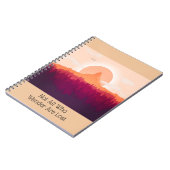 Mountain Sunrise nicht alle, die das Notebook lauf Notizblock (Linke Seite)