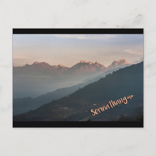 Mountain Sunrise Postcard Postkarte