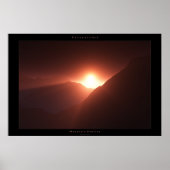 Mountain Sunrise Poster (Vorne)