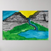 Mountain Sunrise Poster (Vorne)