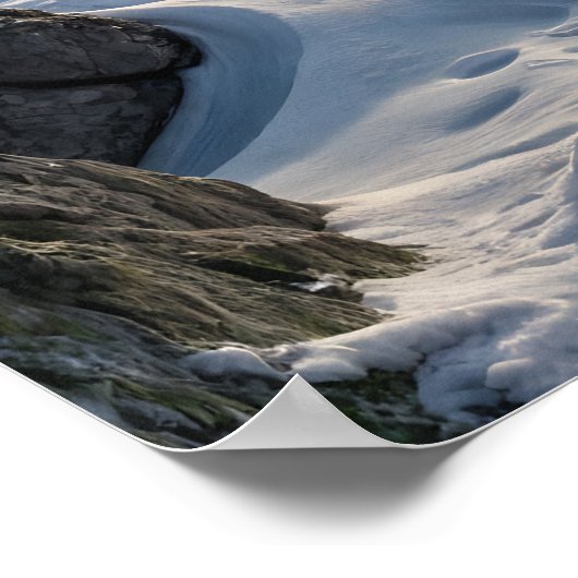 Mountain Sunrise Poster (Ecke)