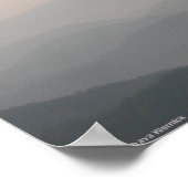 Mountain Sunrise Poster (Ecke)