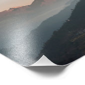 Mountain Sunrise Print Fotodruck (Ecke)