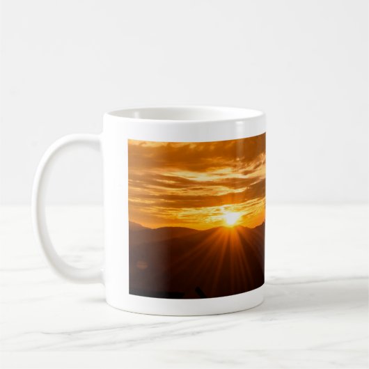 Mountain Sunrise Tasse (Links)