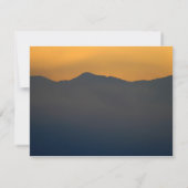 Mountain Sunrise Wedding RSVP (Rückseite)