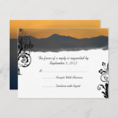 Mountain Sunrise Wedding RSVP (Vorne/Hinten)