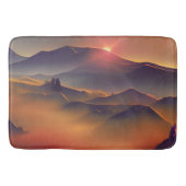Mountain Sunset Badematte (Vorderseite)