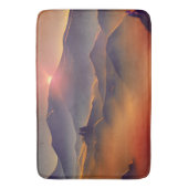Mountain Sunset Badematte (Vorderseite Vertikal)
