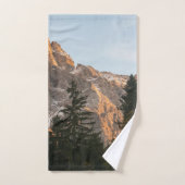 Mountain Sunset Bliss #1 #cabin #decor #wall #art Badhandtuch Set (Handtuch)