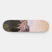 Mountain Sunset Bliss #2 #cabin #decor #wall #art Skateboard (Horizontal)