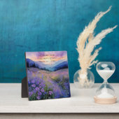 Mountain Sunset Christlich Plaque Fotoplatte (InSitu)