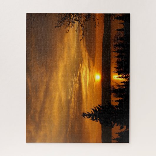 Mountain Sunset Jigsaw Puzzle (Vertikal)