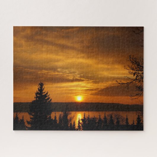 Mountain Sunset Jigsaw Puzzle (Horizontal)