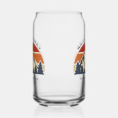 Mountain Sunset Log Cabin Custom Family Wiedersehe Dosenglas (Links)