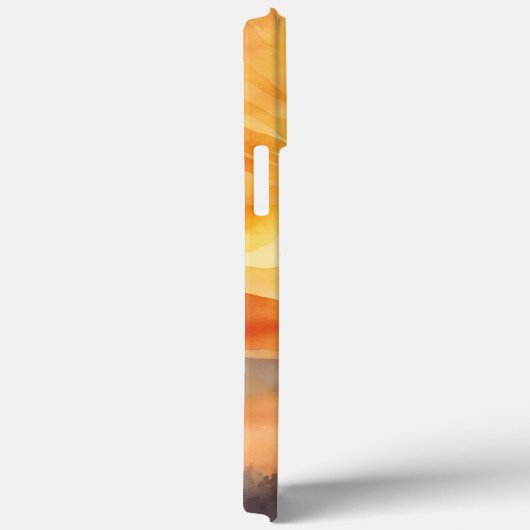 Mountain Sunset Monogram Case-Mate iPhone Hülle (Rückseite / Rechts)