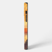 Mountain Sunset Monogram iPhone Hülle (Linke Seite)