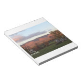 Mountain Sunset Notepad Notizblock (angewinkelt)