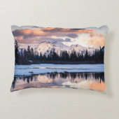 Mountain Sunset Pillow Dekokissen (Rückseite)