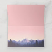 Mountain Sunset Platzkarte (Innenseite Aufgefaltet)