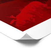 Mountain Sunset Poster (Ecke)