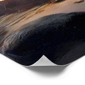 Mountain Sunset Poster (Ecke)