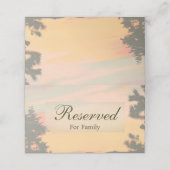 Mountain Sunset vorbehalten Platzkarte (Außenseite Aufgefaltet)