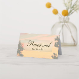 Mountain Sunset vorbehalten Platzkarte