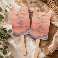Mountain Sunset Watercolor Hochzeit rustikal
