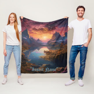 Mountain Symphony: Eine harmonische Mischung aus F Fleecedecke