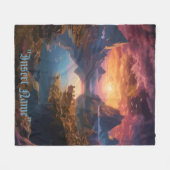 Mountain Symphony: Eine harmonische Mischung aus F Fleecedecke (Vorderseite (Horizontal))