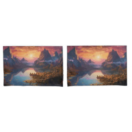 Mountain Symphony: Eine harmonische Mischung aus F Kissenbezug