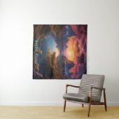 Mountain Symphony: Eine harmonische Mischung aus F Wandteppich (Beispiel (Horizontal))