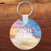 Mountain Themed Keychain Schlüsselanhänger (Vorderseite)