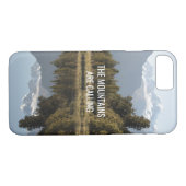 Mountain Themed Phone Case mit Zitat (Rückseite (Horizontal))