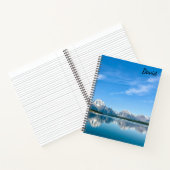Mountain Themed Spiral Notebook Grand Tetons Notizblock (Innenseite)